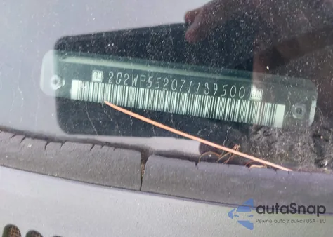 2007 Pontiac Grand Prix from USA, damaged, VIN 2G2WP552071139500